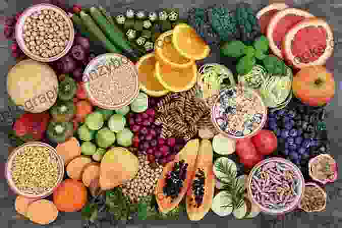 A Colorful Spread Of Fruits, Vegetables, And Whole Grains Representing The Importance Of Nutrition For Runners 101 Simple Ways To Be A Better Runner: A Short Guide To Running Faster Preventing Injuries And Feeling Great