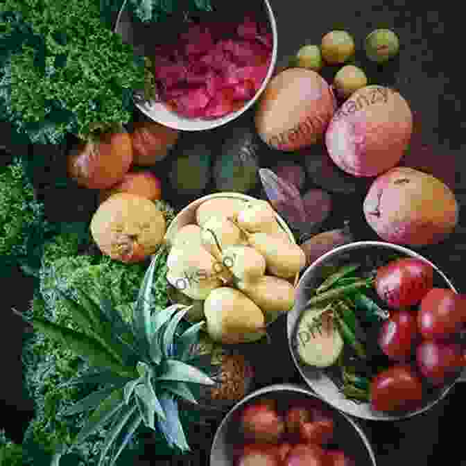 A Vibrant Array Of Fresh Fruits And Vegetables For Juicing. Juicing For Health: Juicing Plan For Detox Cleanse And A Healthier You (Juicing Book)