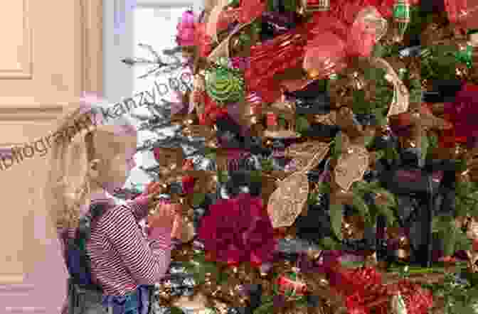 Children Gathered Around Crissy The Christmas Tree, Mesmerized By Her Magical Storytelling Crissy The Christmas Tree Aunt Lily