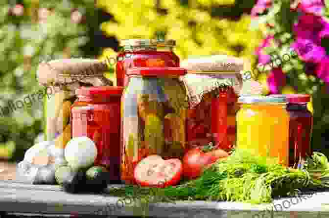 Rows Of Canning Jars Filled With Colorful Fruits And Vegetables Canning And Preserving Food For Beginners: Essential Cookbook On How To Can And Preserve Everything In Jars With Homemade Recipes For Pressure Canning